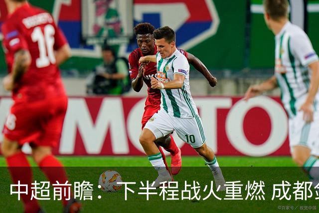 中超前瞻：下半程战火重燃 成都剑指三分申花求反弹
